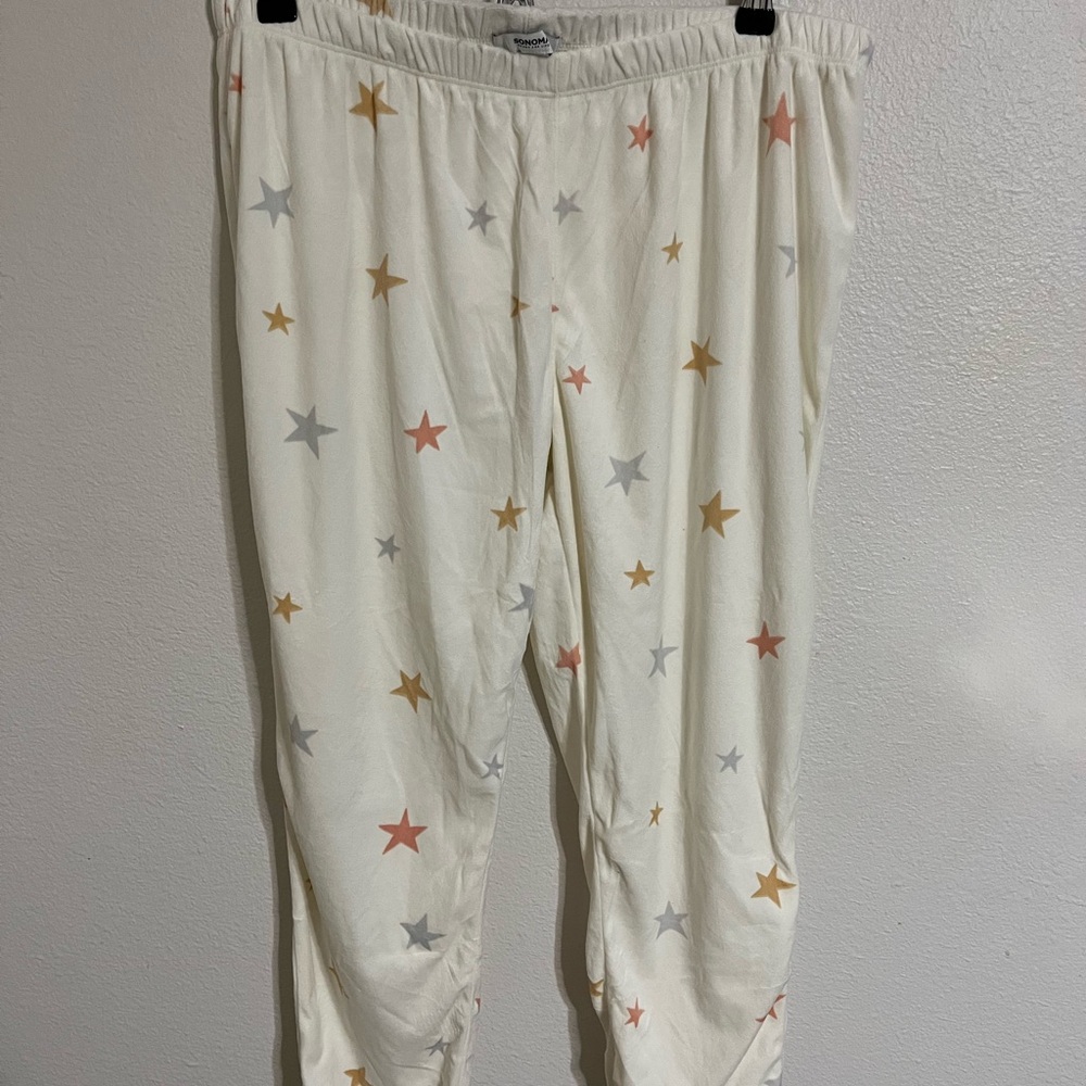 Sonoma Super Soft Velour Stars Pajama Pants